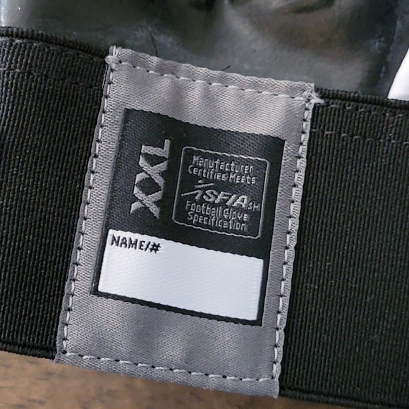 Nike HyperBeast 2.0 Padded Football Gloves Size XXL Black White Linemen - Picture 3 of 4